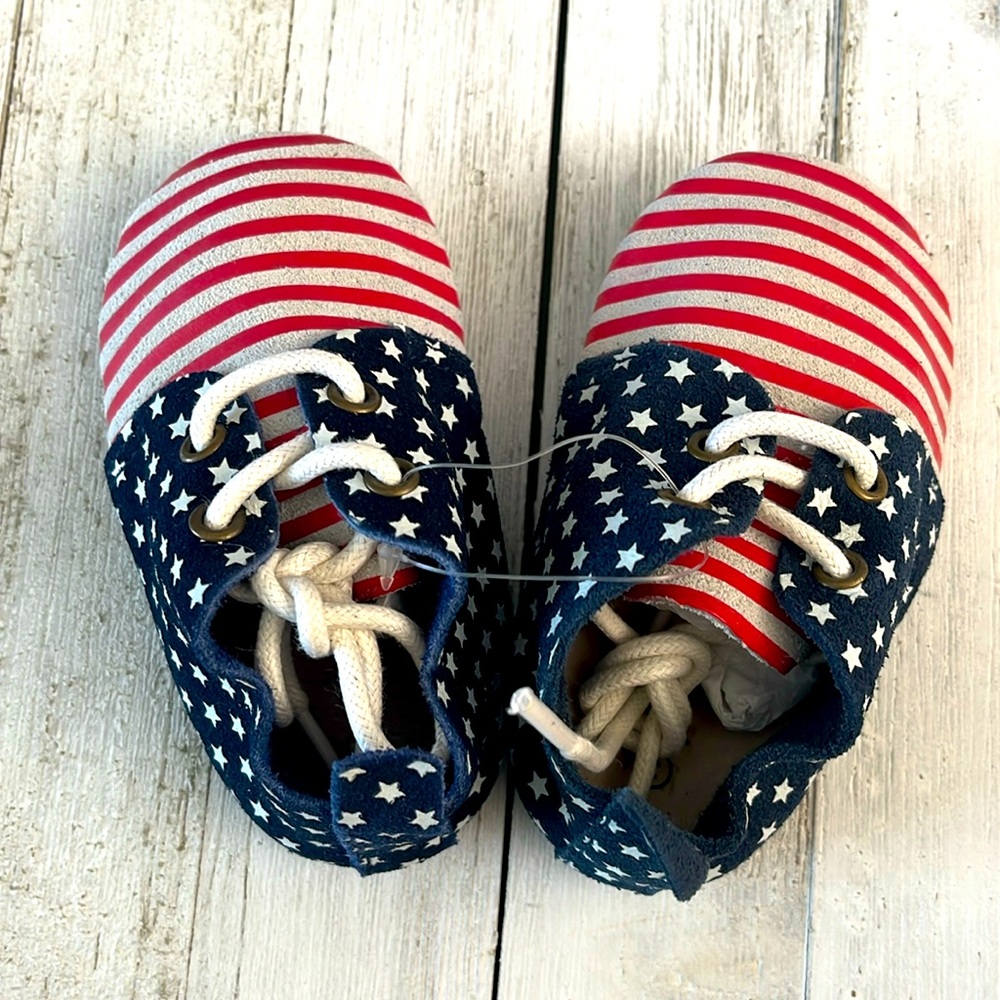 Piper Finn Patriotic Baby Shoes